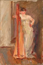 Femme à la harpe, ca. 1905